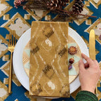Yellow Cotton Dining Napkins, Sustainable Table Linen (Set of 4) - Bali - Che Cose Belle