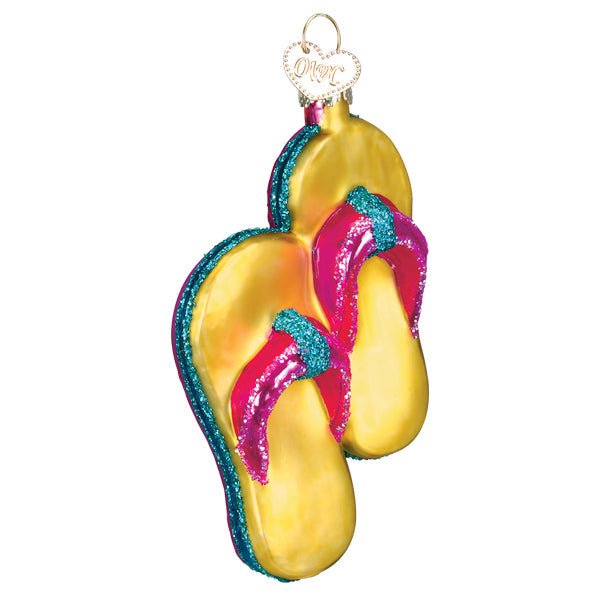 Yellow Flip-flops Ornament - Che Cose Belle
