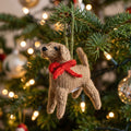 Yellow Lab Hand Knit Christmas Ornament Arcadia Home - Che Cose Belle