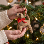 Yellow Lab Hand Knit Christmas Ornament Arcadia Home - Che Cose Belle