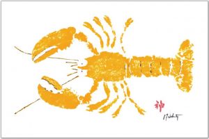 Yellow Lobster Placemat | Nautical - Che Cose Belle