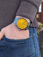 Yellow Sunburst Watch - Che Cose Belle