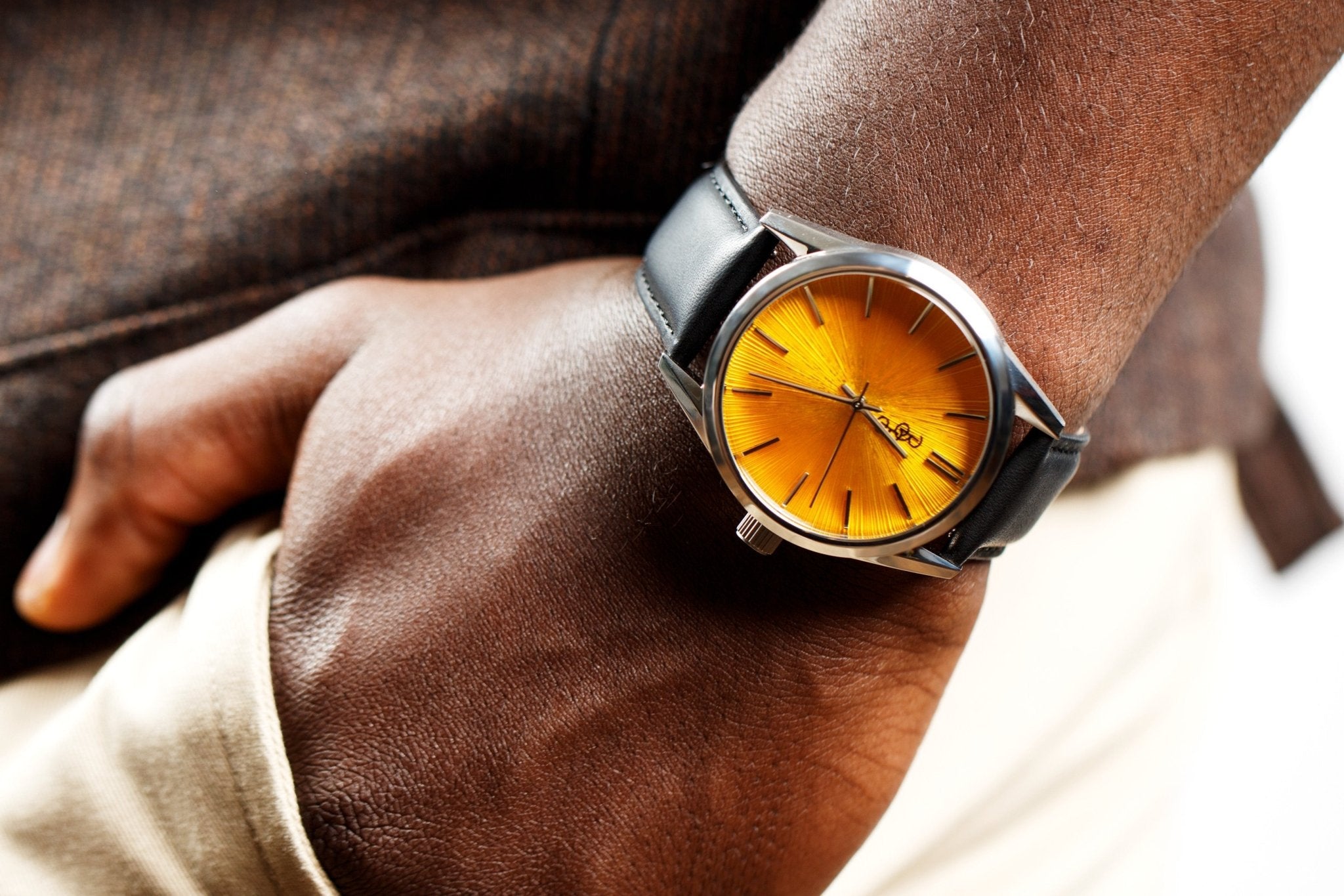 Yellow Sunburst Watch - Che Cose Belle