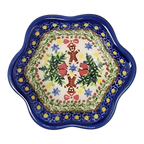 Polish Pottery Ruffled Bowl - Polish Pottery - Gingerbread Delight