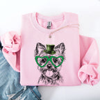 Yorkie, Yorkshire Terrier, Adorable Dog, St Patrick's Day, Lucky, Irish Sweatshirt - Che Cose Belle