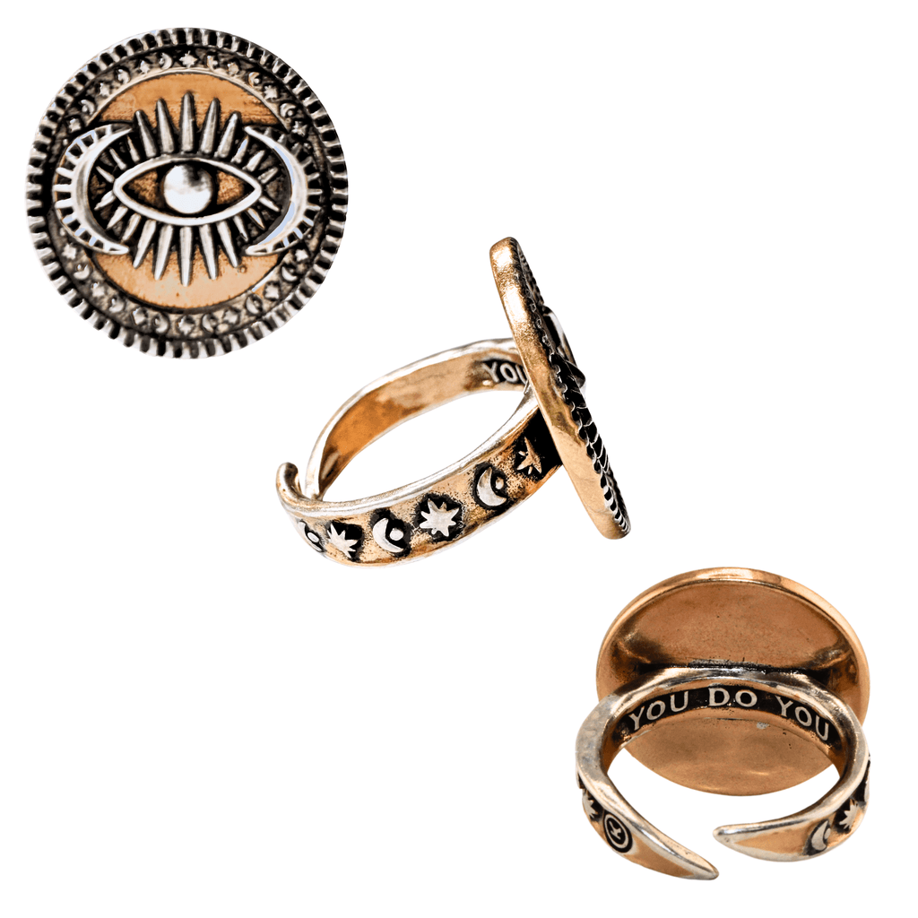 You Do You Third Eye Inspire Adjustable Ring - Che Cose Belle