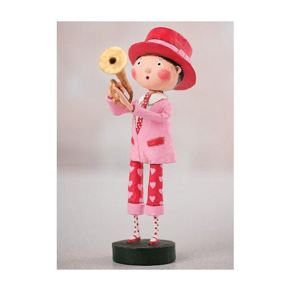 You Toot My Horn Valentine's Day Figurine by Lori Mitchell - Che Cose Belle