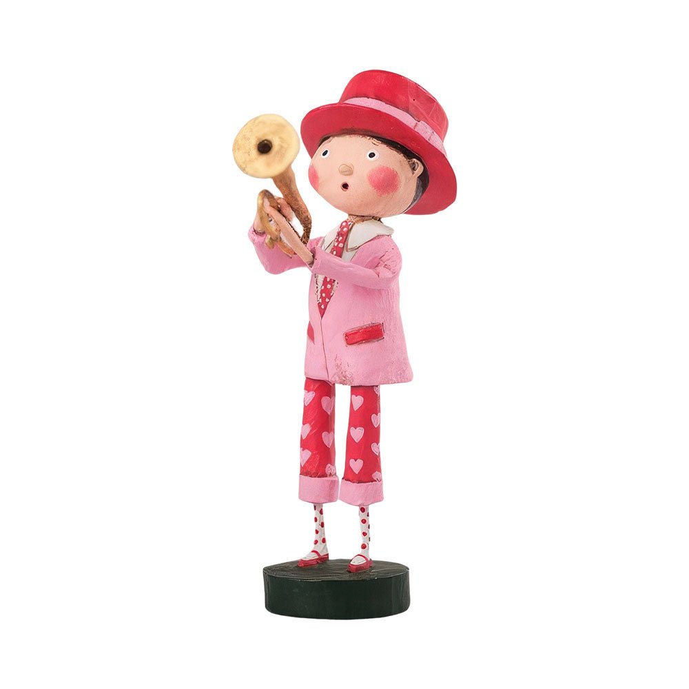 You Toot My Horn Valentine's Day Figurine by Lori Mitchell - Che Cose Belle