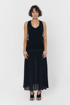 YUNA TANK TOP IN BLACK - Che Cose Belle
