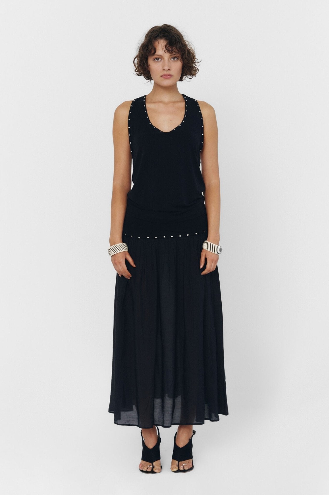 YUNA TANK TOP IN BLACK - Che Cose Belle