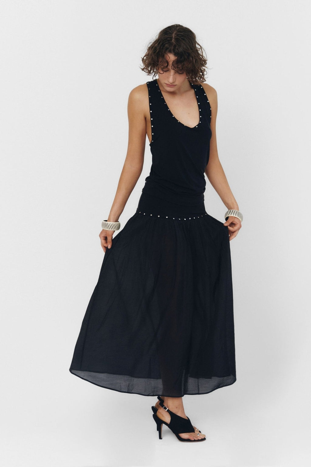 YUNA TANK TOP IN BLACK - Che Cose Belle