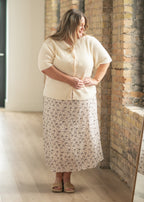 Zadie Ivory Short Sleeve Button Cardigan - Che Cose Belle
