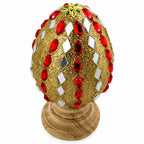 Mirrors and Jewels Wooden Easter Egg