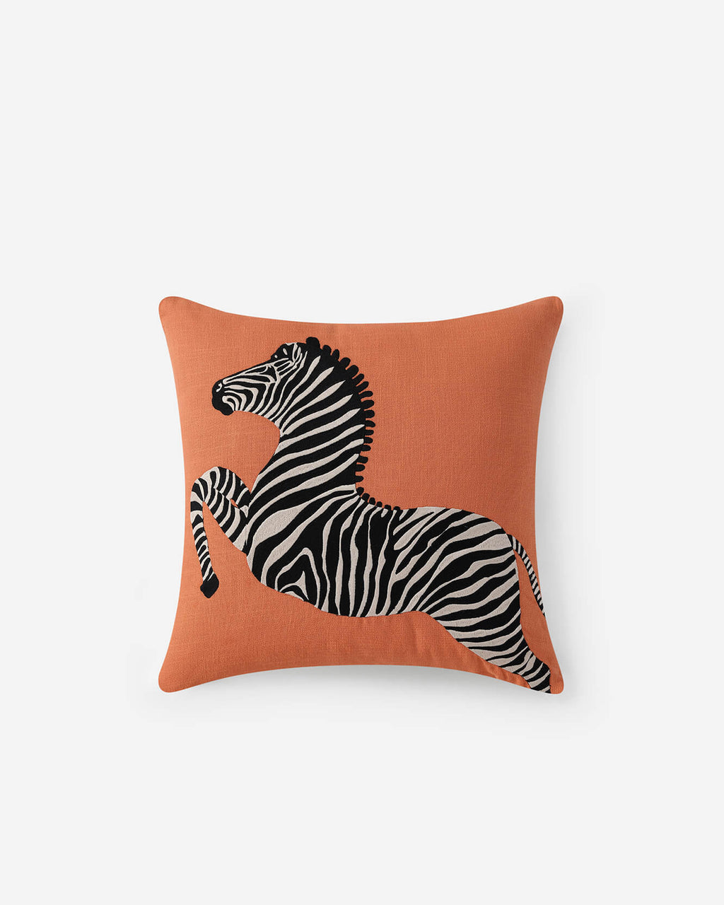 Zebra Embroidered Throw Pillow - Che Cose Belle