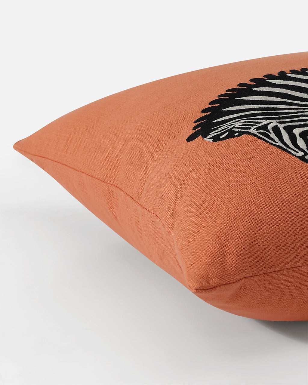 Zebra Embroidered Throw Pillow - Che Cose Belle
