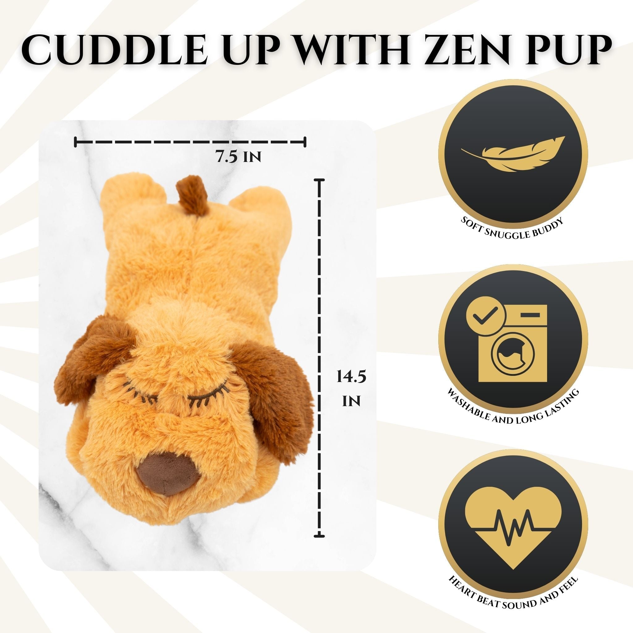 Zen Pup w/Anxiety Reducing Heartbeat - Che Cose Belle