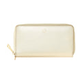 Zip Around Leather Wallet — Gold - Che Cose Belle