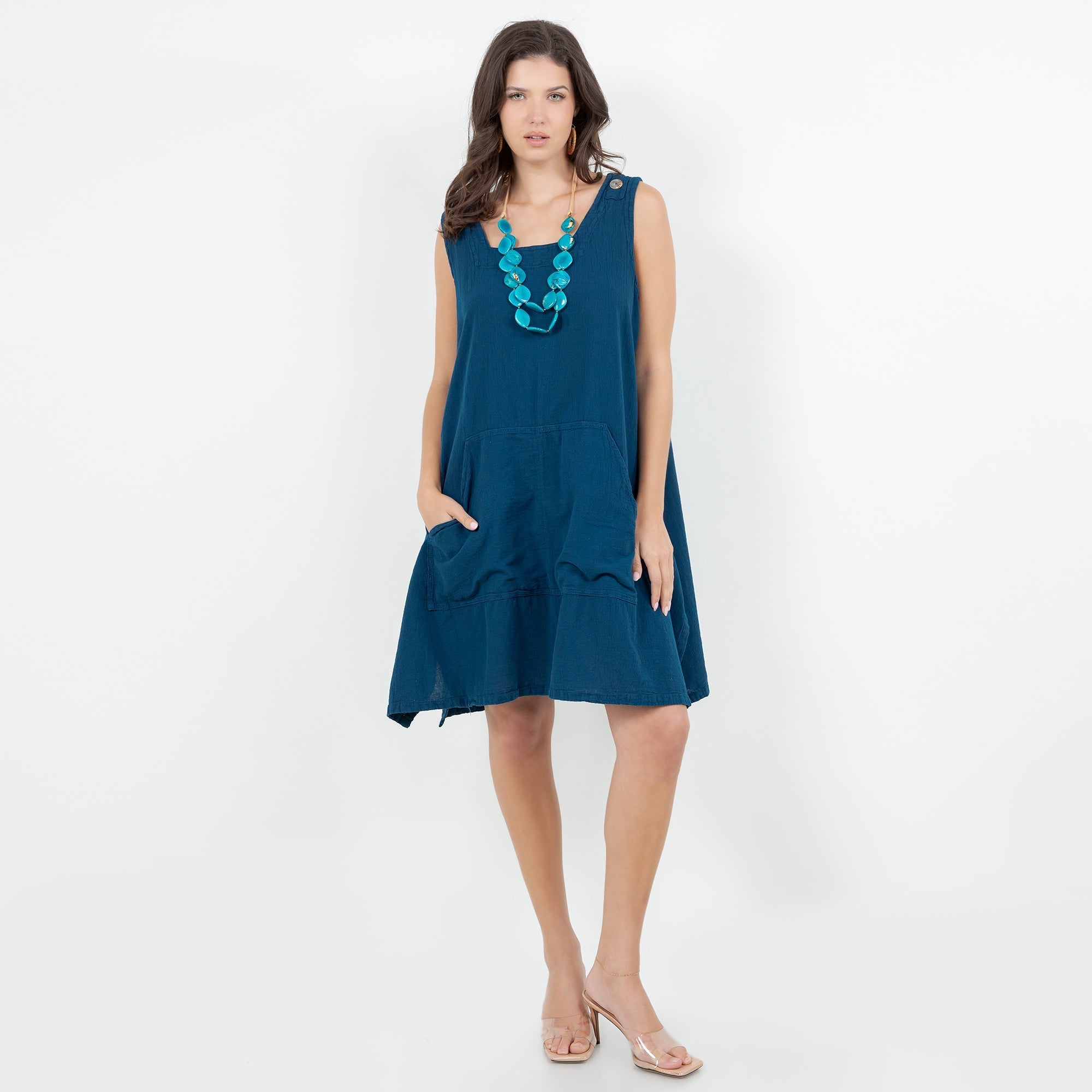 Zizi Tunic with Pocket! 100% Cotton Gauze - Che Cose Belle