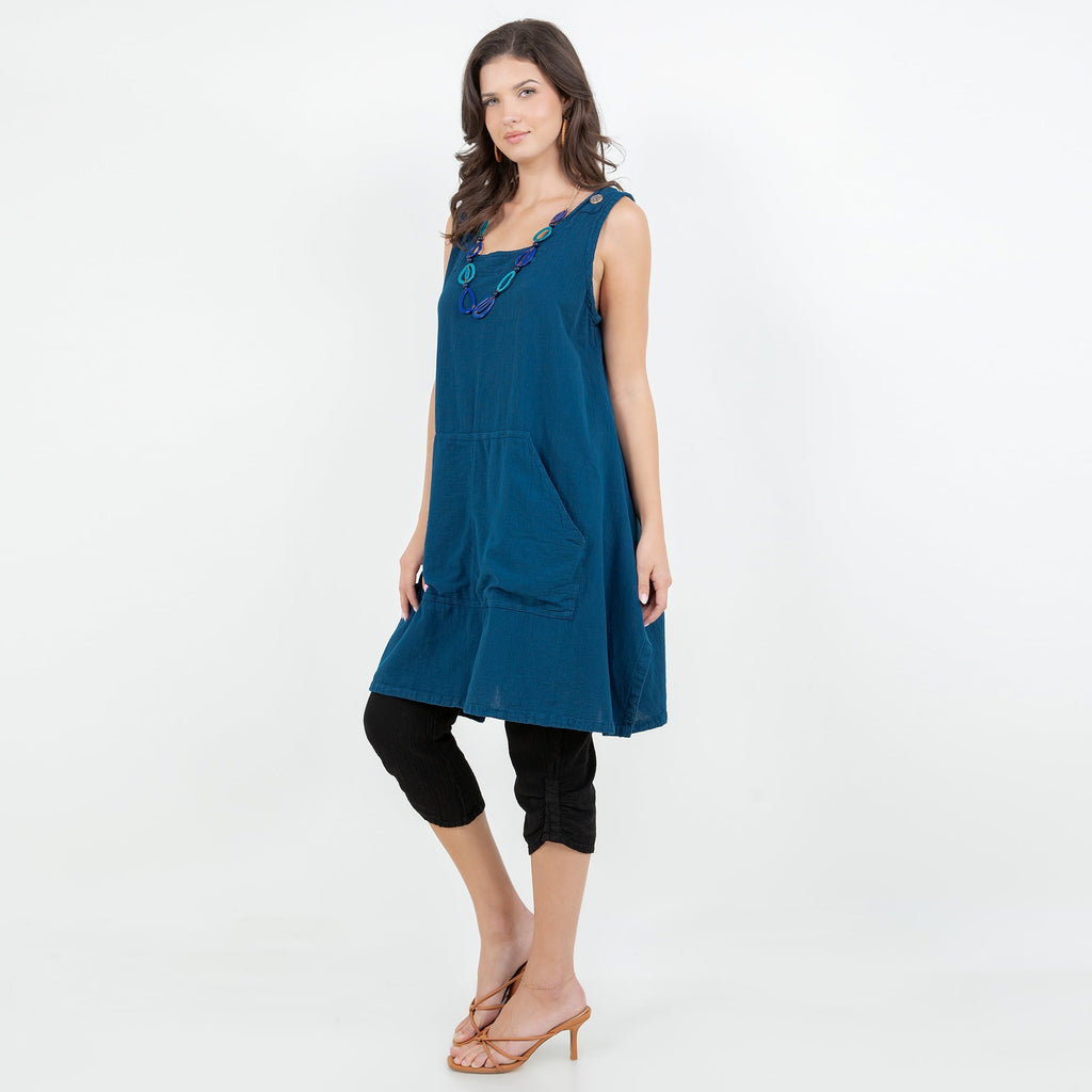 Zizi Tunic with Pocket! 100% Cotton Gauze - Che Cose Belle
