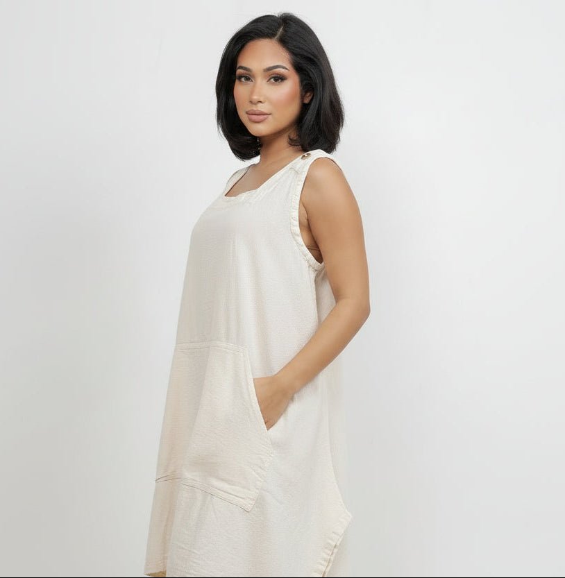 Zizi Tunic with Pocket! 100% Cotton Gauze - Che Cose Belle