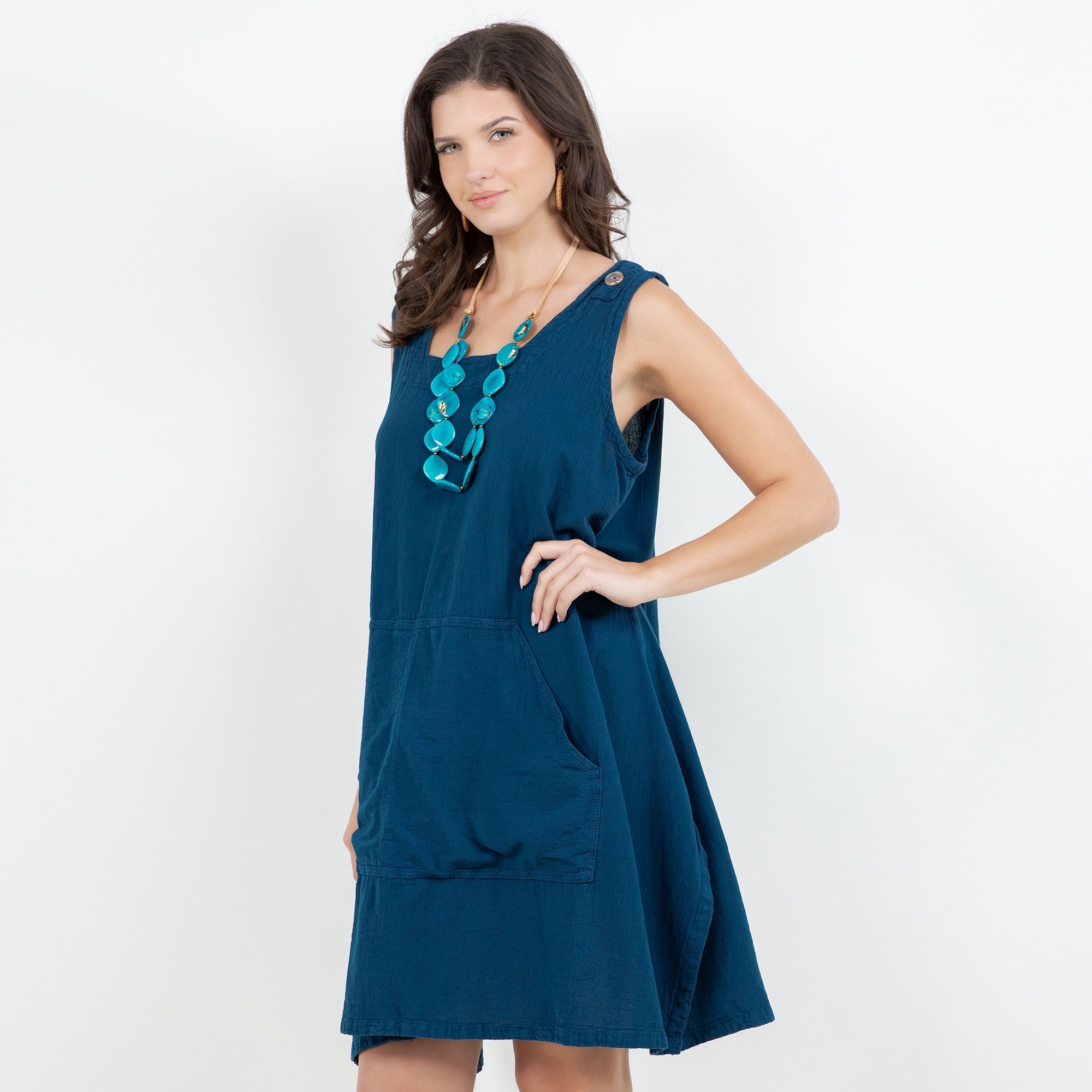 Zizi Tunic with Pocket! 100% Cotton Gauze - Che Cose Belle