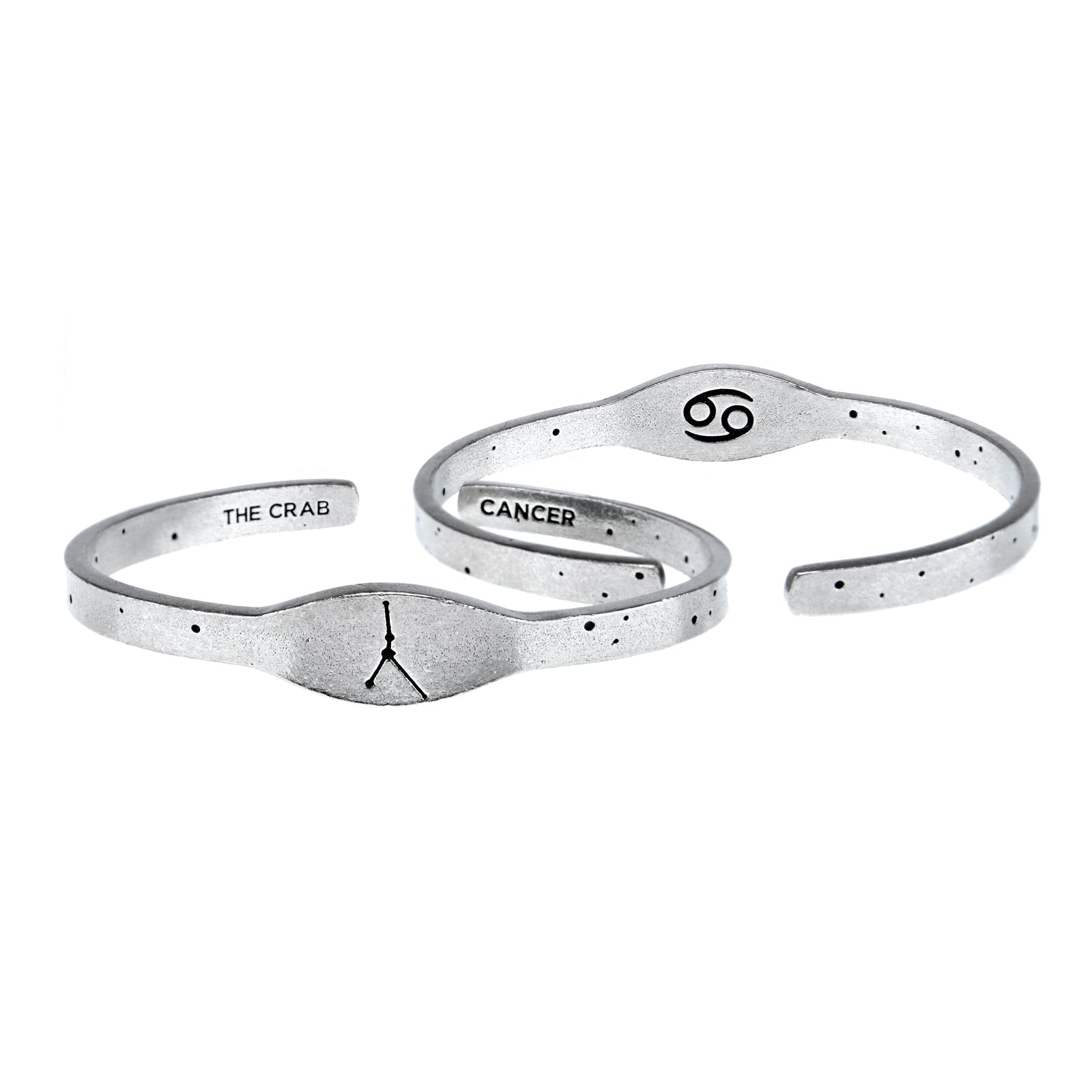 Zodiac Cuff Bracelet - Cancer - Che Cose Belle