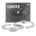 Zodiac Cuff Bracelet - Cancer - Che Cose Belle