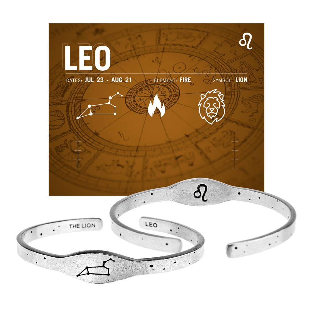 Zodiac Cuff Bracelet - Leo - Che Cose Belle