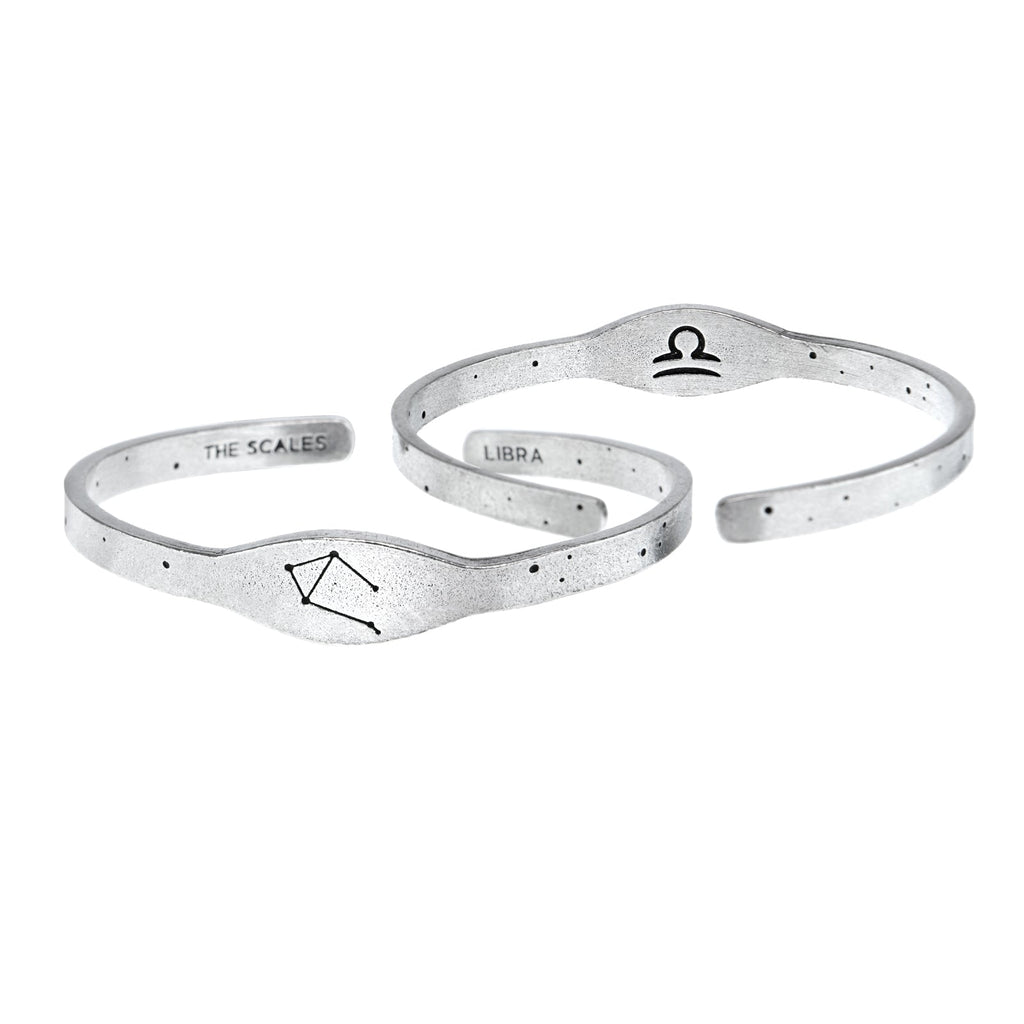 Zodiac Cuff Bracelet - Libra - Che Cose Belle