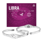 Zodiac Cuff Bracelet - Libra - Che Cose Belle