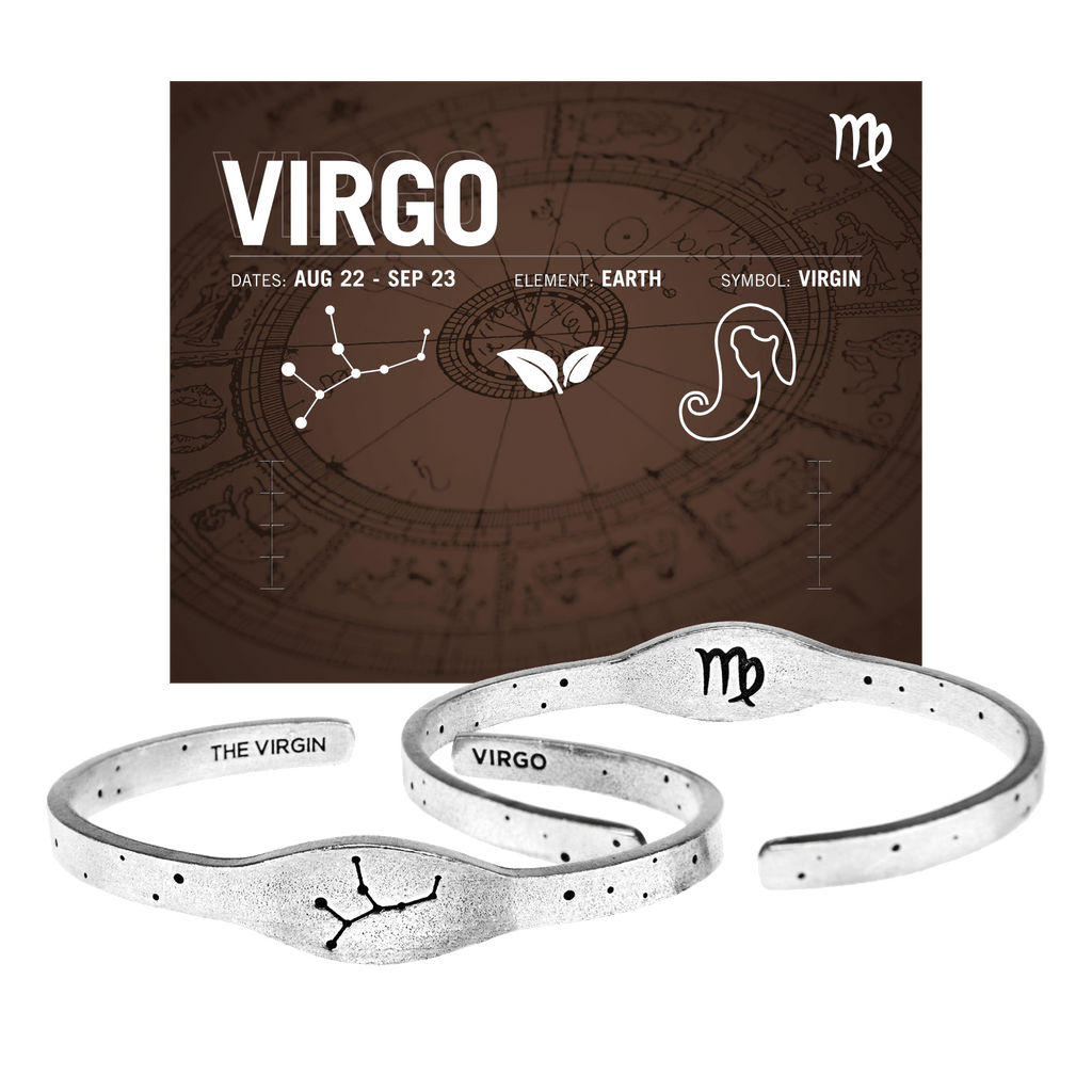 Zodiac Cuff Bracelet - Virgo - Che Cose Belle