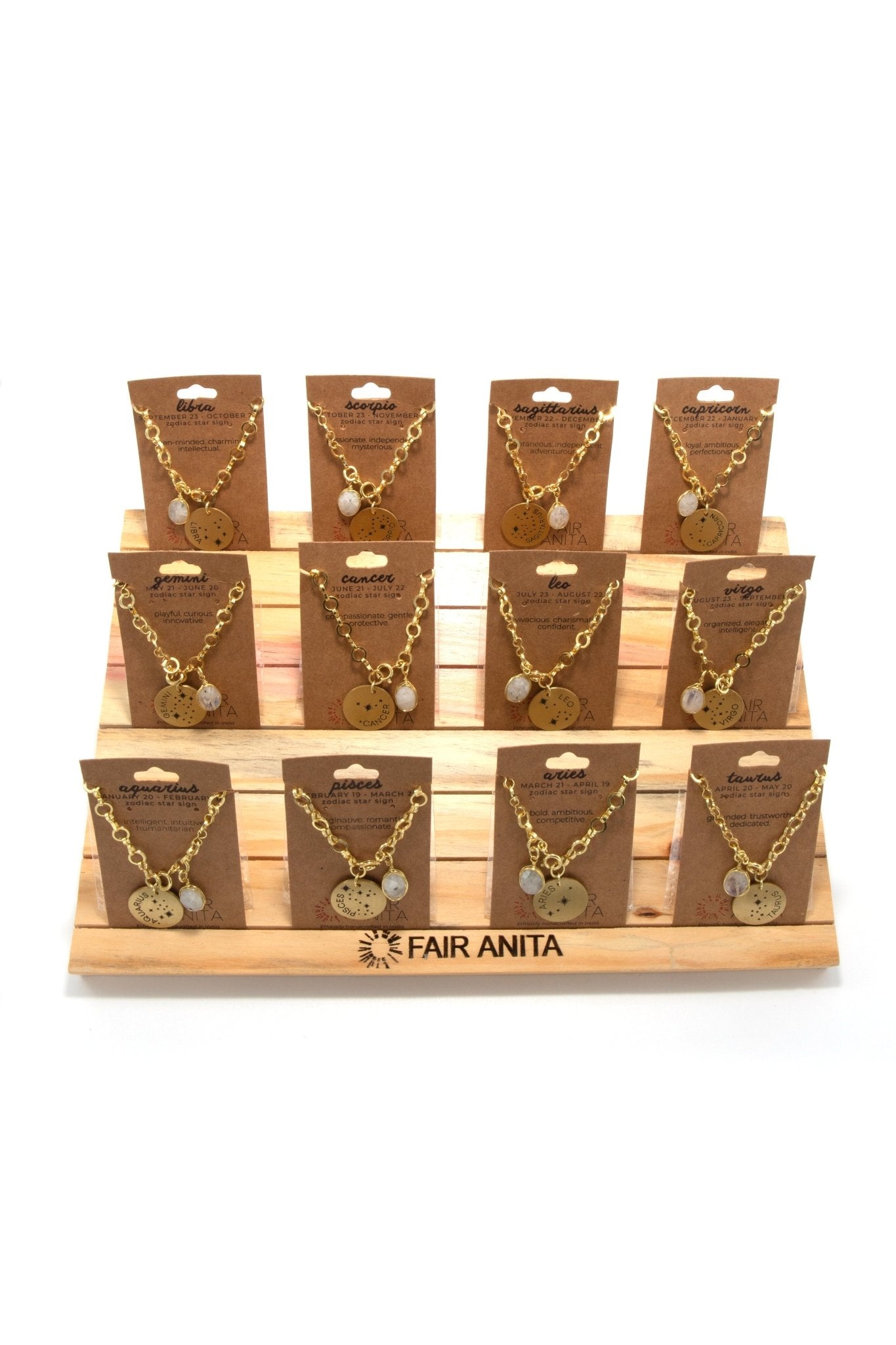 Zodiac Star Sign Necklace - Che Cose Belle