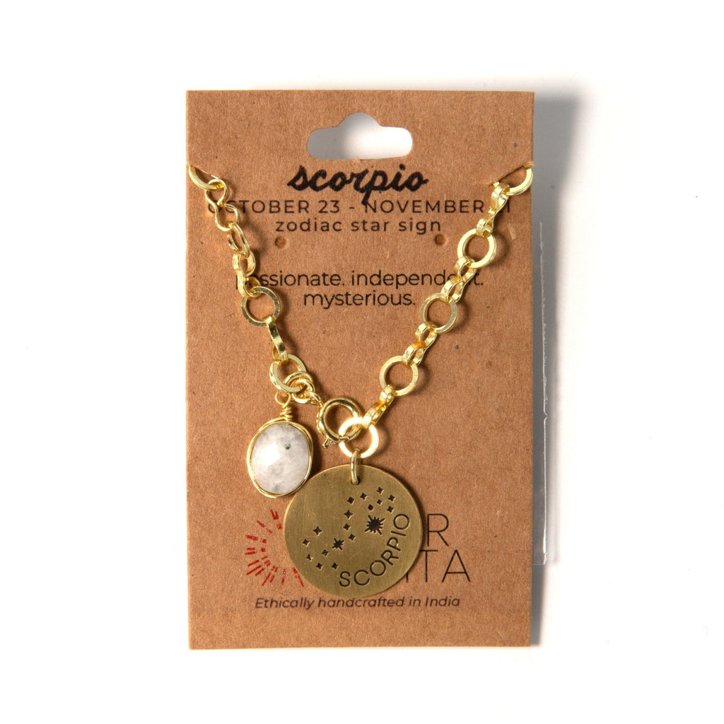 Zodiac Star Sign Necklace - Che Cose Belle