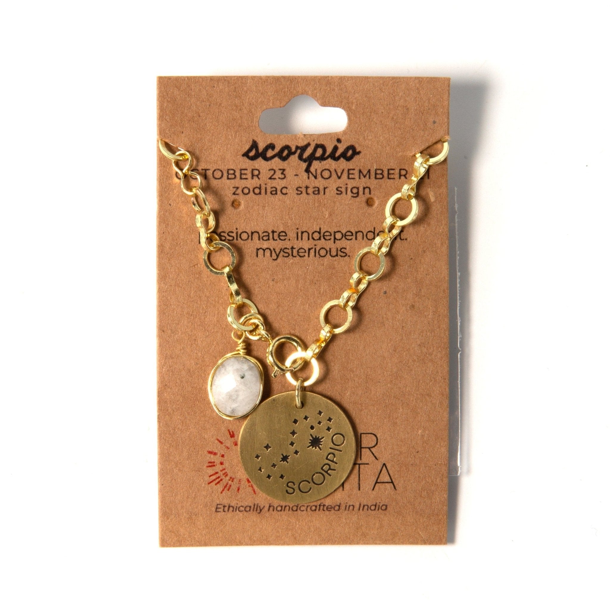 Zodiac Star Sign Necklace - Che Cose Belle