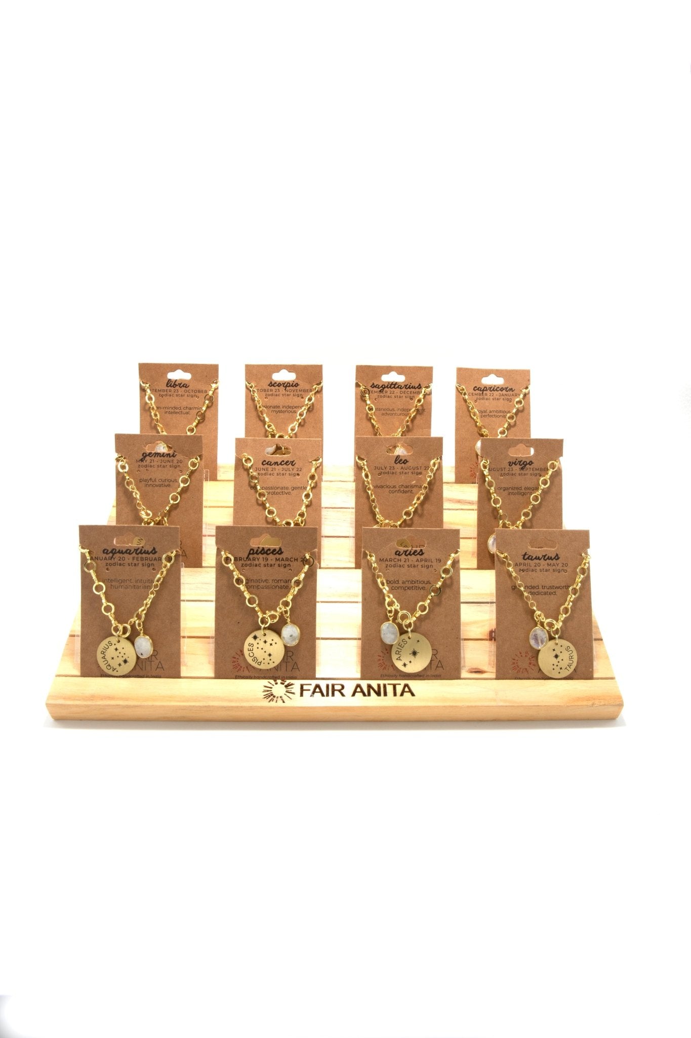 Zodiac Star Sign Necklace - Che Cose Belle
