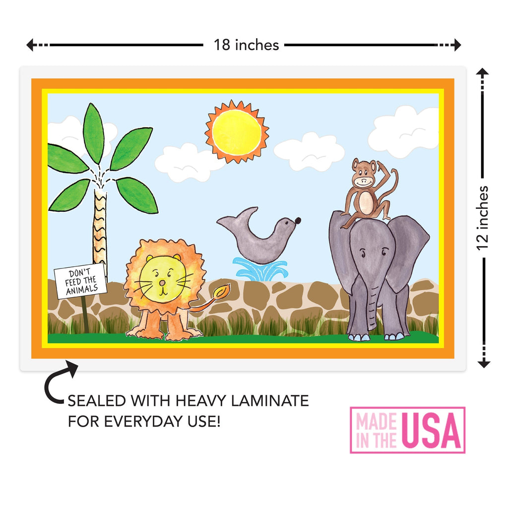 Zoo Friends Kids Placemat - Che Cose Belle