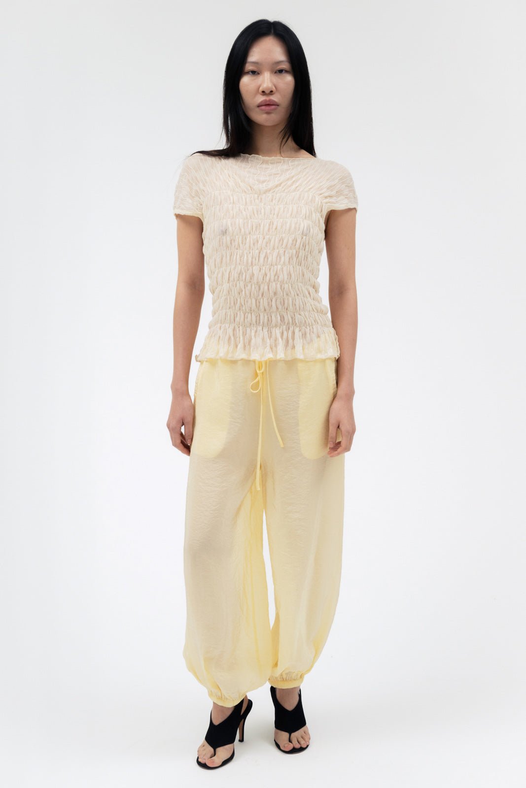 ZORA VOILE PANT IN BUTTER - Che Cose Belle