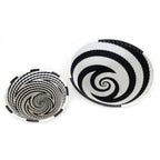 Zulu Wire Basket Bowl - Black + White, Medium - Che Cose Belle