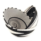 Zulu Wire Basket Bowl - Black + White, Medium - Che Cose Belle