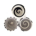 Zulu Wire Basket Bowl - Black + White, Small - Che Cose Belle